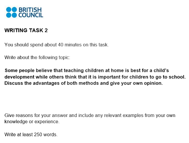 Ielts General Writing Task 2 From British Council
