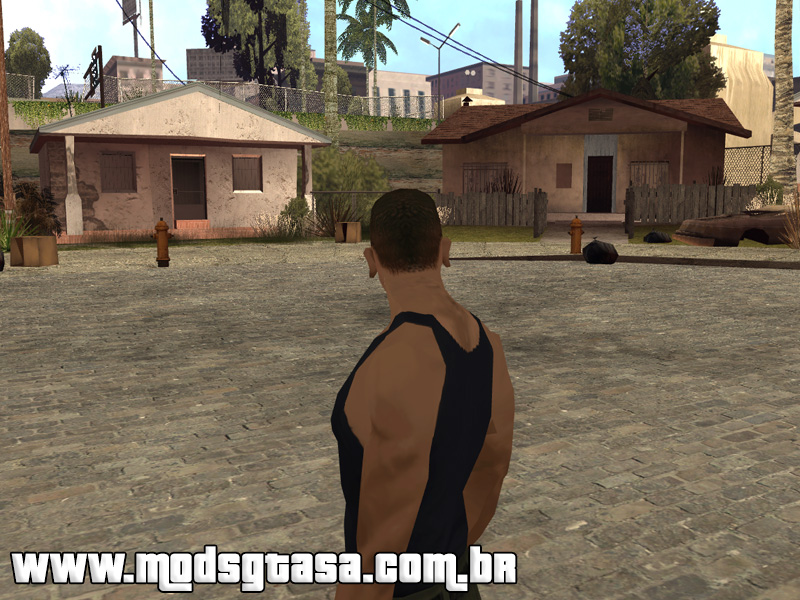 GTA San Andreas PS4 - CJ na Academia, FIQUEI MONSTRÃO 