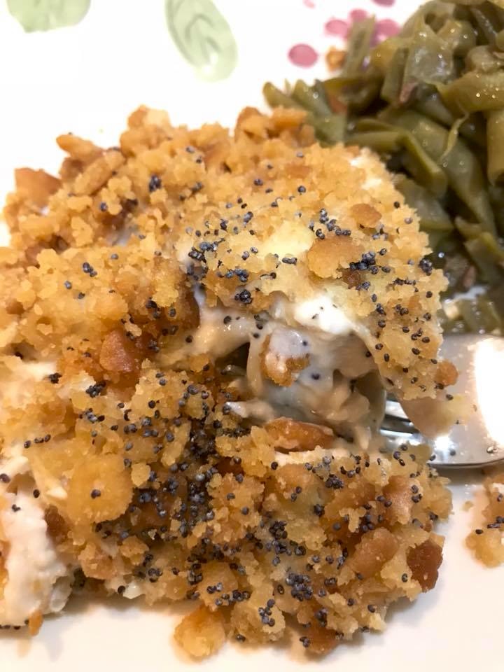 Gracefully Gluten Free Gluten Free Poppy Seed Chicken Casserole
