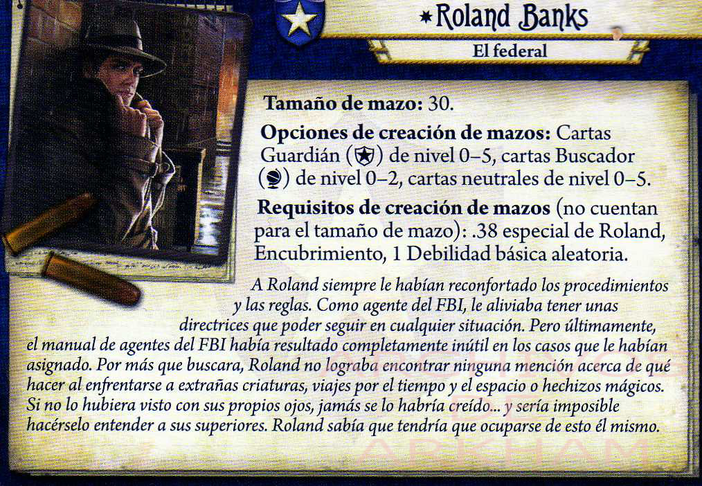 Hoy jugamos a Roland Banks “El Federal”
