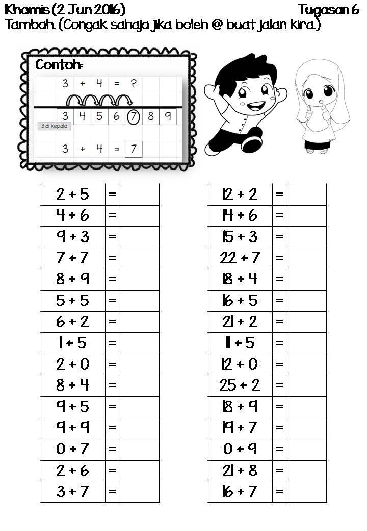 Contoh Soalan Matematik Pertengahan Tahun Darjah 2 