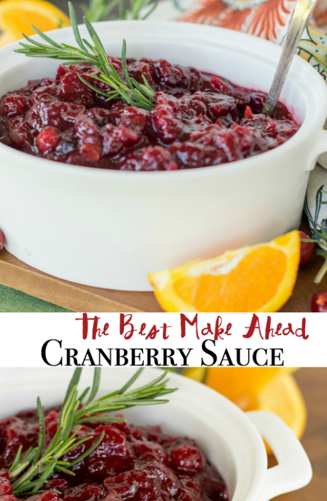 Make Ahead Cranberry Sauce