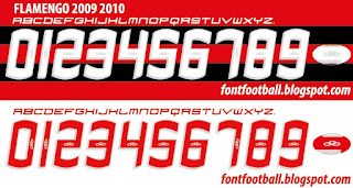 FONT FOOTBALL: Font Vector Flamengo Fc 2009 2010 kit
