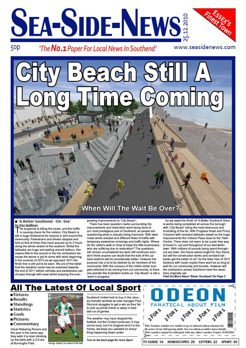 A2 Media Portfolio Front Cover Newspaper