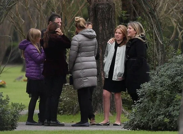 Queen Maxima and King Willem-Alexander, Princess Catharina-Amalia, Princess Alexia, Princess Ariane of The Netherlands and Maria del Carmen Cerruti