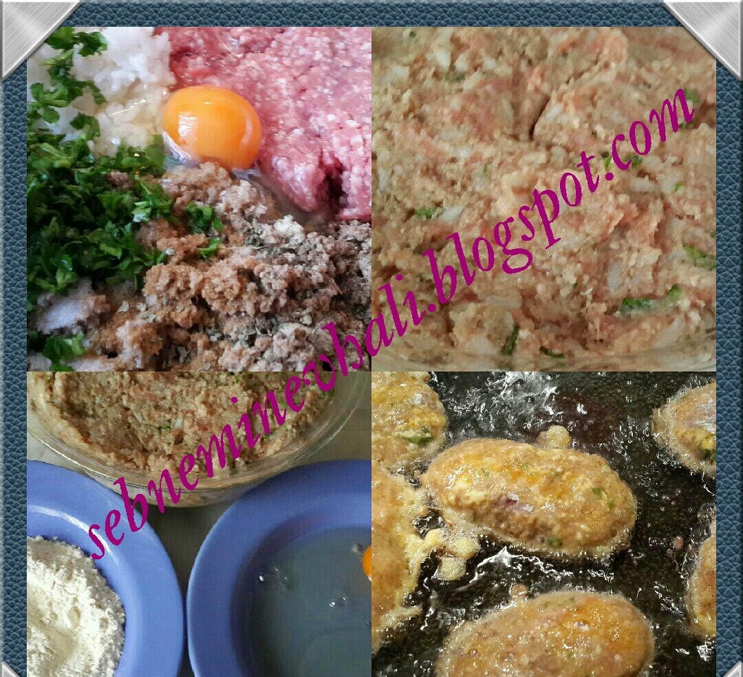 Şebnem�in Ev Hali Kadınbudu köfte