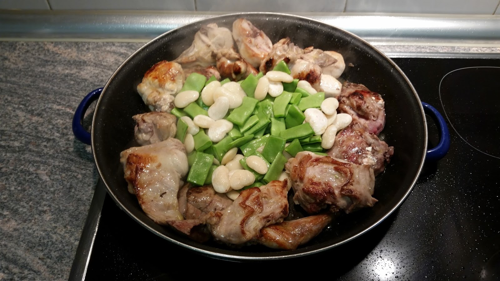 HITLODEO PAELLA VALENCIANA EN VITROCERÁMICA