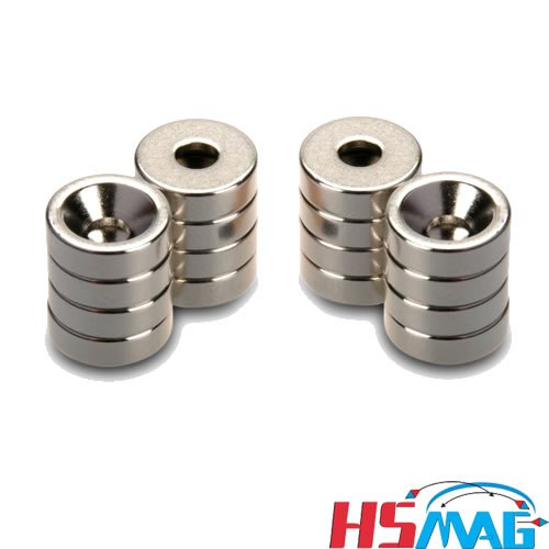 Pot Neodymium Ring Counterbore Ø10 x Ø3.4 x 3mm N42