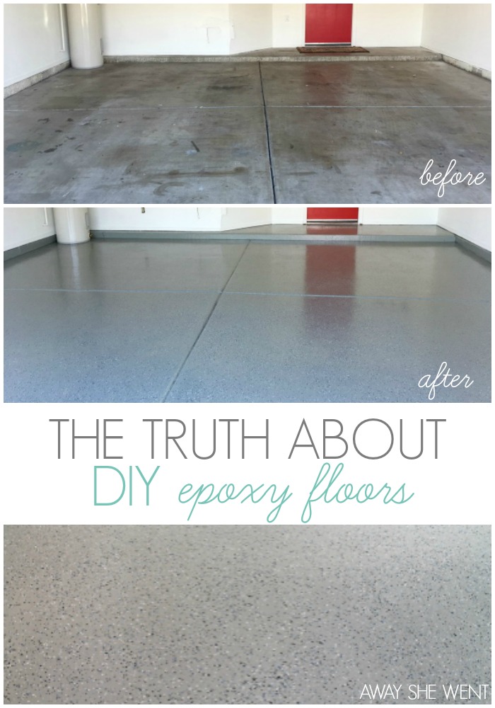 The Truth About DIY Epoxy Floors - Away She Went