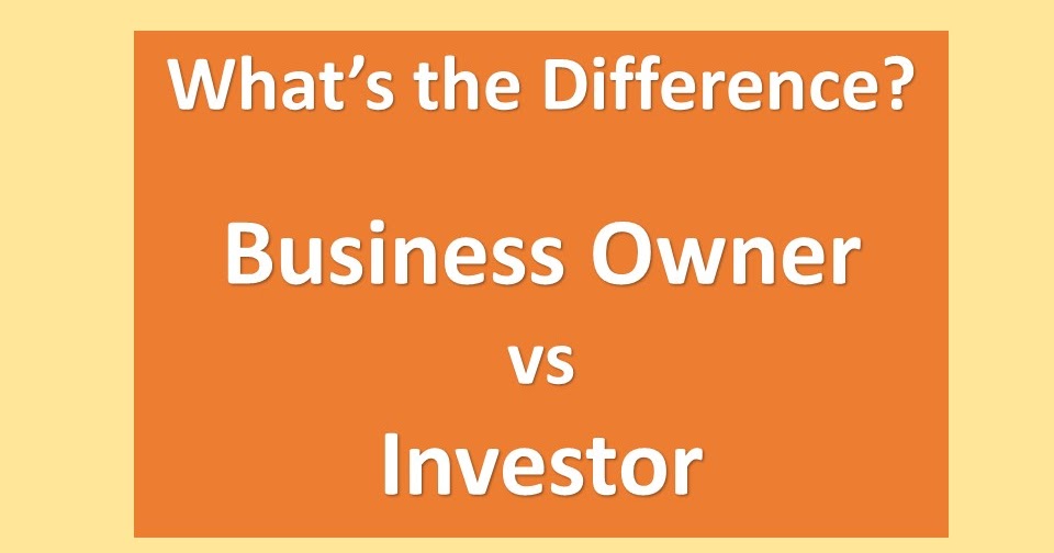 High Level Rules 189) Business Owner vs Investor