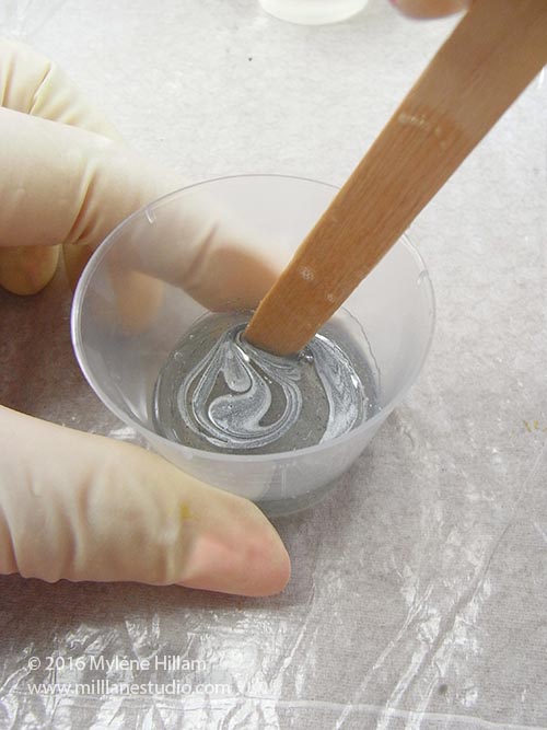 Mill Lane Studio Marbleous Resin How to Create a Faux Marble Finish