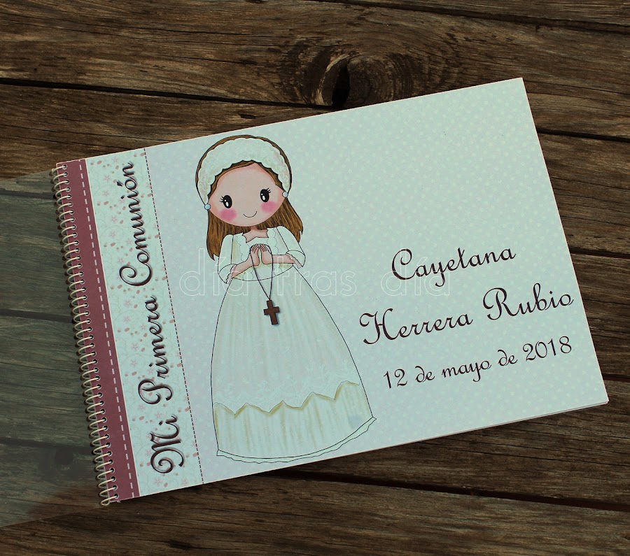 Libro de firmas Primera Comunión