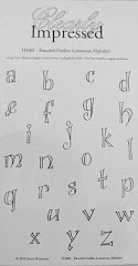 Fanciful Outline Lowercase Alphabet