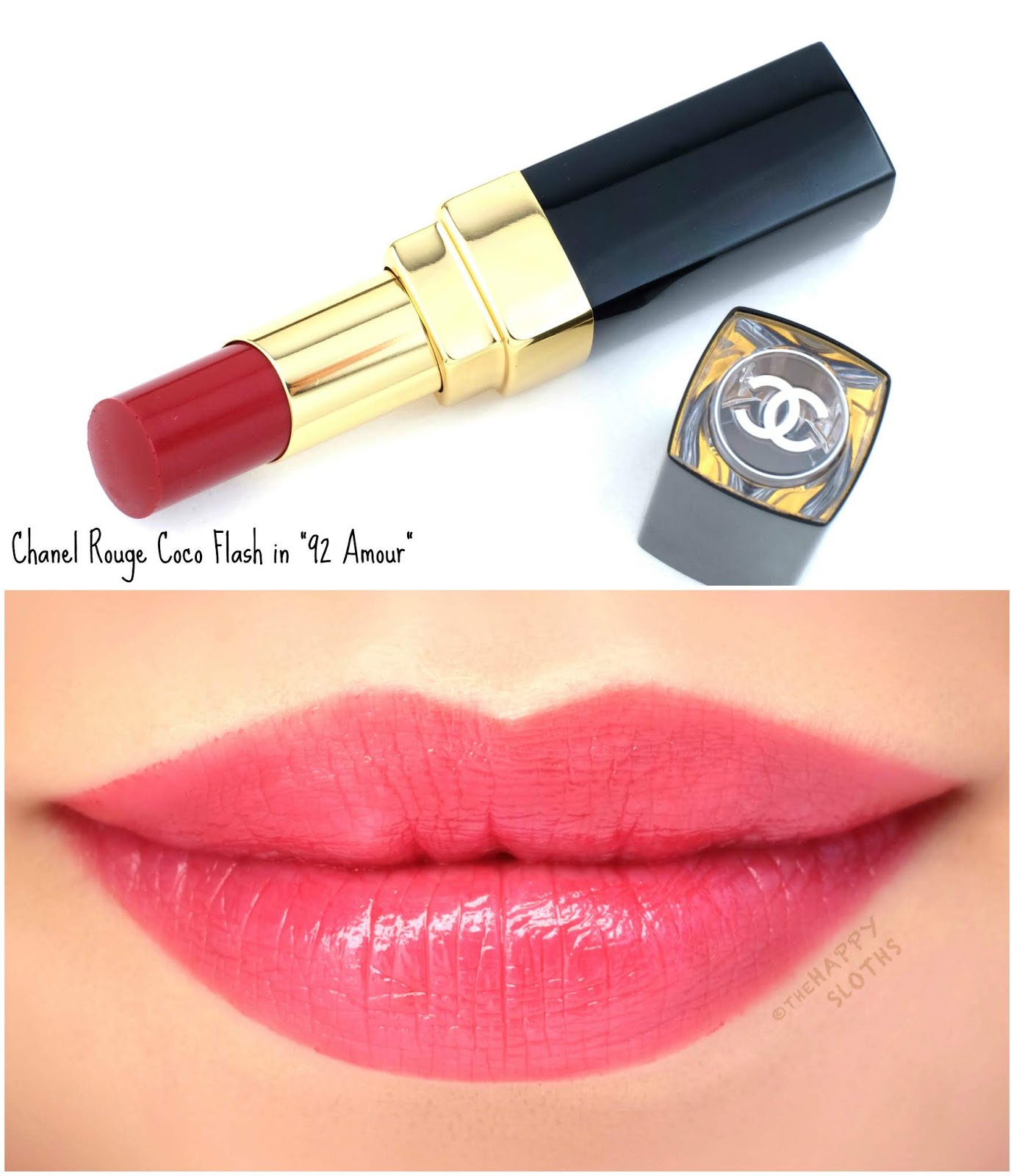 Chanel | Rouge Coco Flash in "92 Amour": Review and Swatches