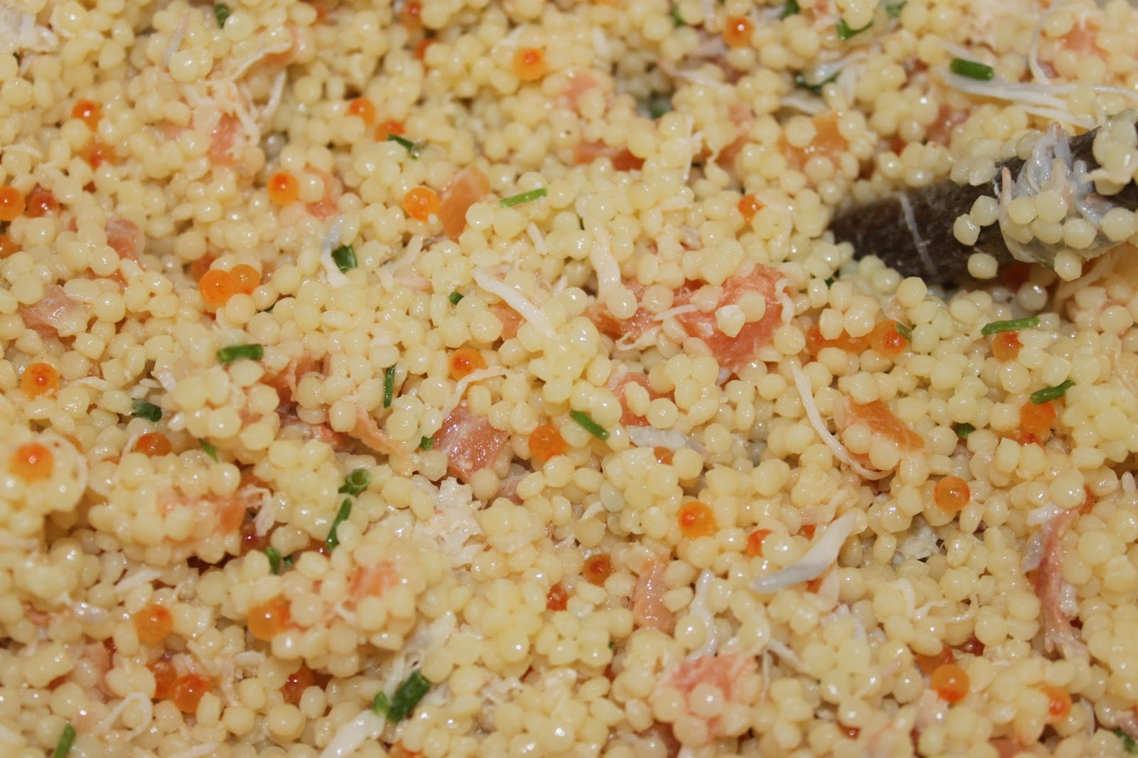 Salade de Perles au Saumon - La cuisine de Bernard