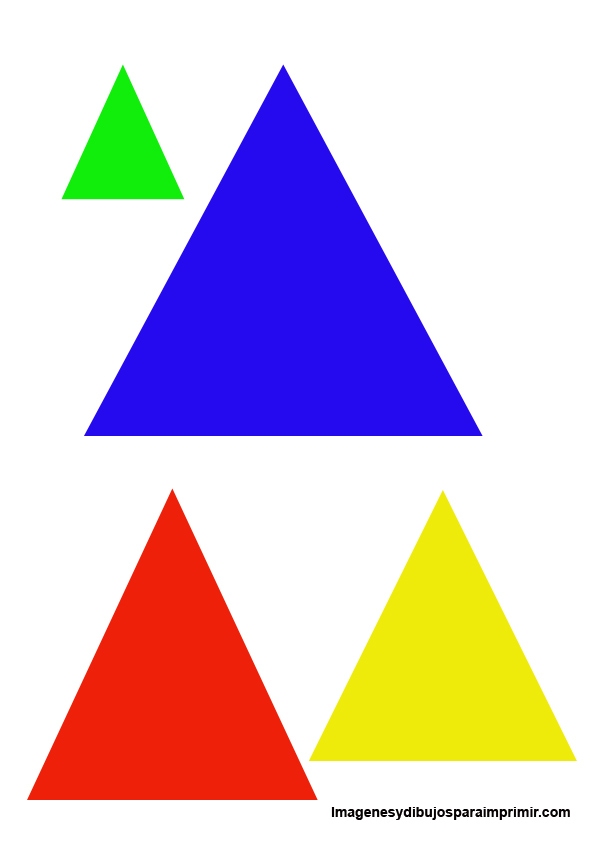 Dibujos de triangulos para imprimir-Colorear dibujos,letras, Actividades  infantiles