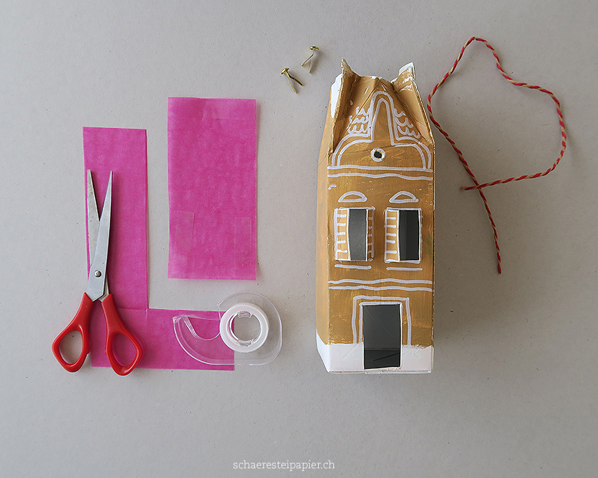 Schaeresteipapier Origami Geschenk Box Aus Tragtasche