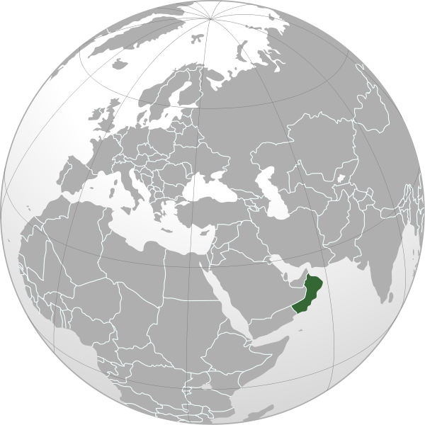 Letak negara Oman