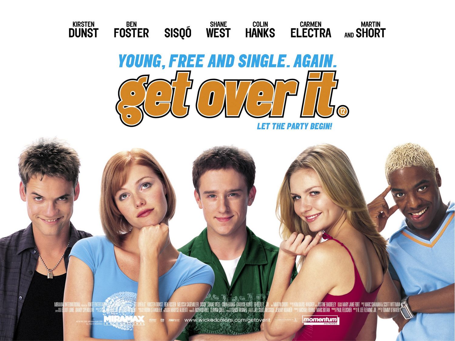 Original Film Title: GET OVER IT. English Title: GET OVER IT. Film  Director: TOMMY O'HAVER. Year: 2001. Stars: KIRSTEN DUNST; MILA KUNIS.  Copyright: Editorial inside use only. This is a publicly distributed