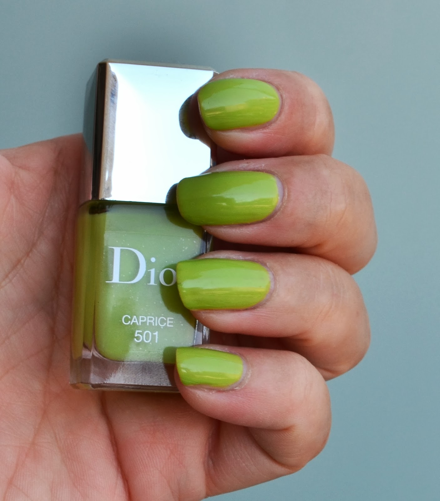 dior green nail polish