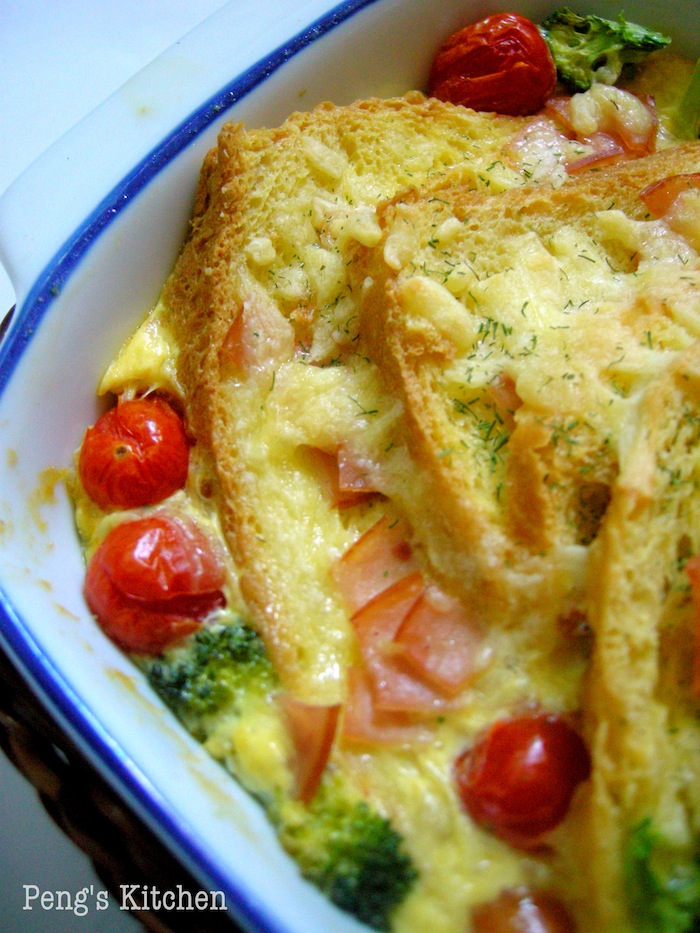 Peng's Kitchen Savoury Bread Pudding