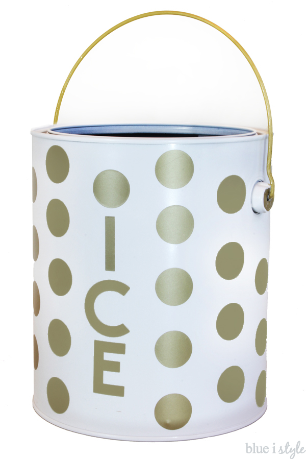 {five minute friday} Kate Spade Inspired Bar Cart Accessories Blue i