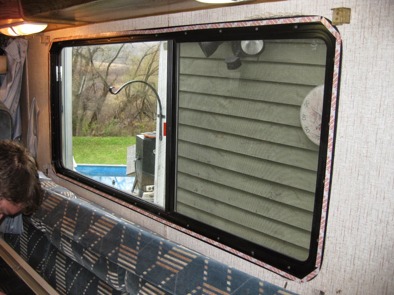 How to Insulate Windows with Clear Plastic Film Our RV Life