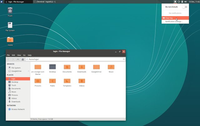 Amber theme Xfce