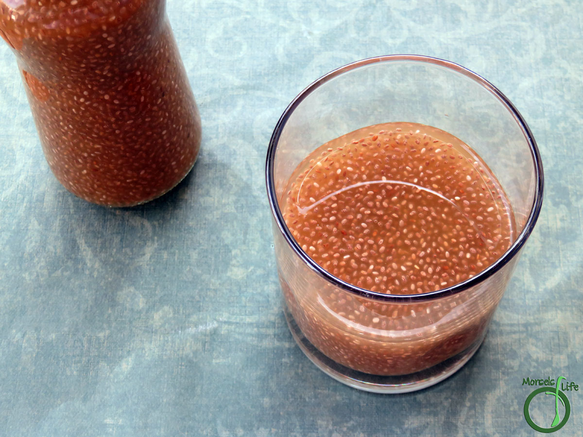 Morsels of Life - Pineapple Orange Chia Drink - Make your own chia drink with a mere 2 ingredients!
