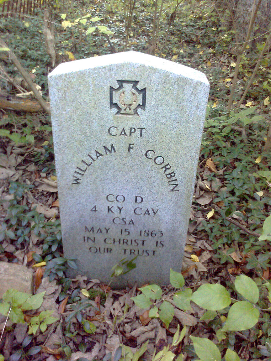 Confederate Kentucky Execution of Cpt. William F. Corbin, 4th KY