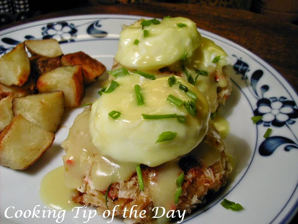 Cooking Tip of the Day Crab Cakes Eggs Benedict
