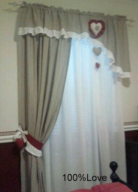 100%love: tende shabby Tende schabby