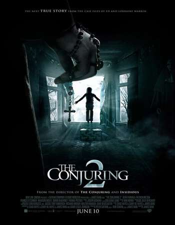 Poster Of The Conjuring 2 2016 Dual Audio 720p BRRip [Hindi - English] ESubs Free Download Watch Online Worldfree4u