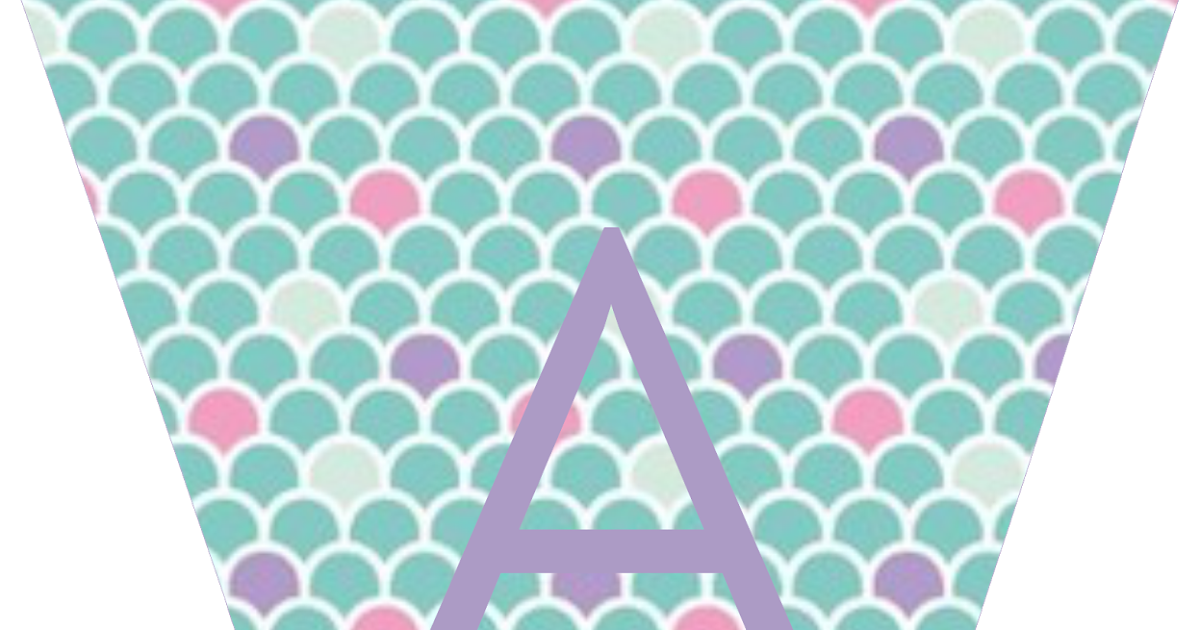 Personalize Sua Festa Bandeirinhas Tema Sereia Guia Tudo Festa Blog De Festas Dicas E Ideias