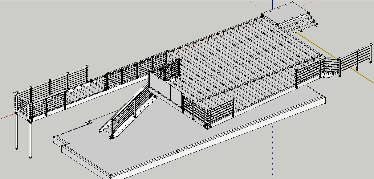 Hand Railing Skp Chinatsu-ARCH1392: Mid Semester break - SketchUp Model