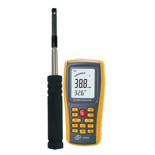 Anemometer GM8903 เครื่องวัดความเร็วลม HOT WIRE ANEMOMETER
