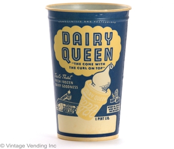 dairy queen cup vintage toronto lost ice cream coke cola gbc pm posted cups