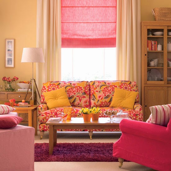 Eye For Design Decorating With The Pink/Yellow Color Combination