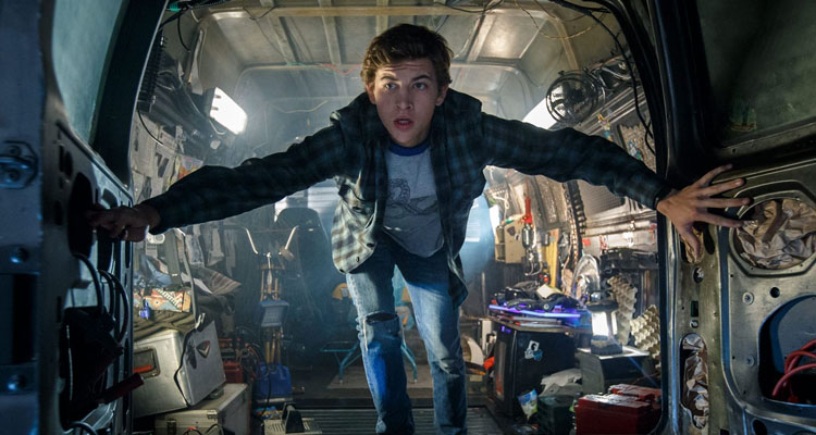 Escena de Ready Player One con el actor Tye Sheridan