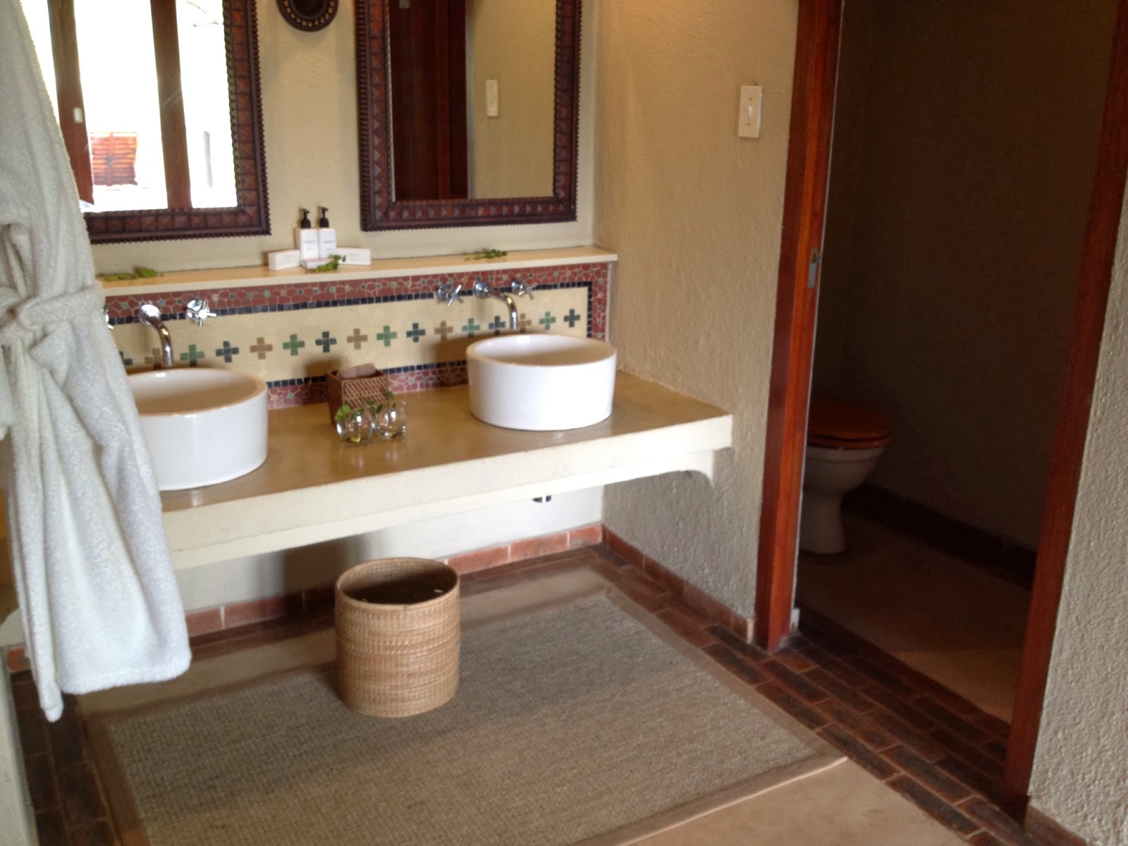 Sabi Sands - Our bathroom at Simbambili Game Lodge