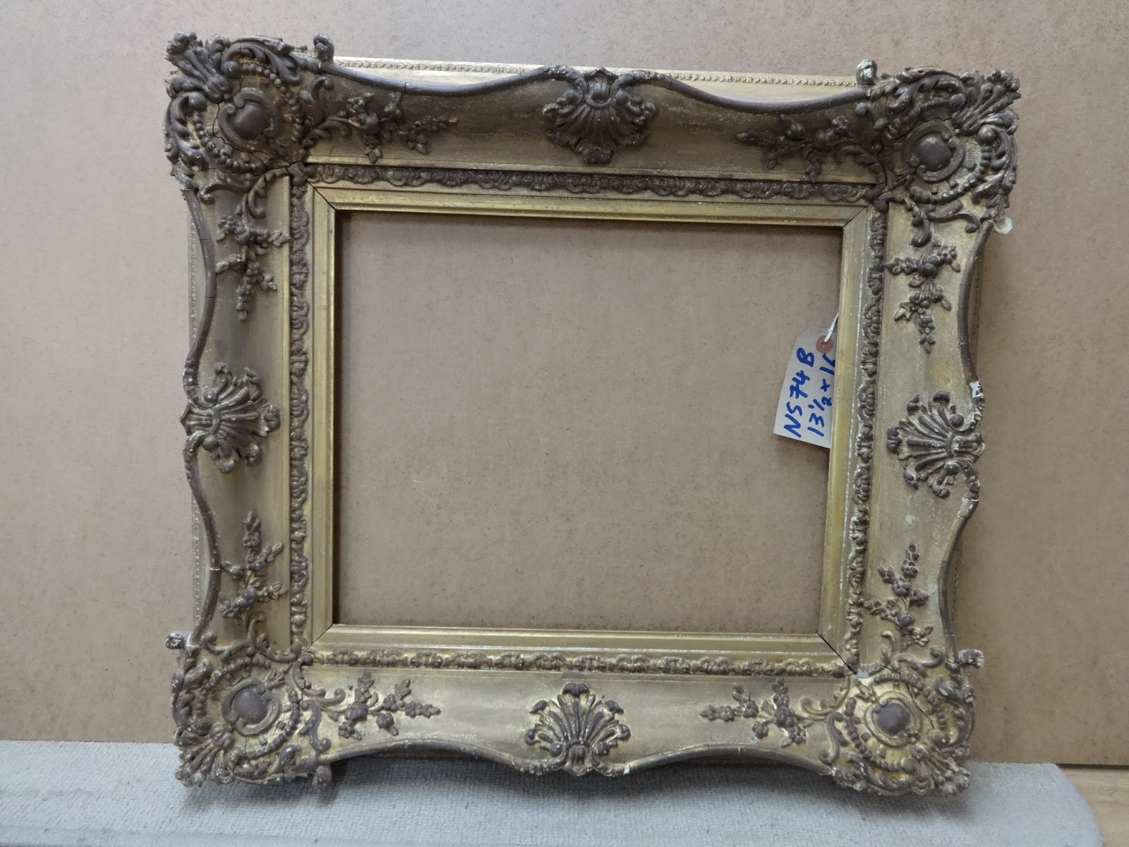Antique Frame Sale: Victorian Swept Louis XV Rococo Revival Frame B.