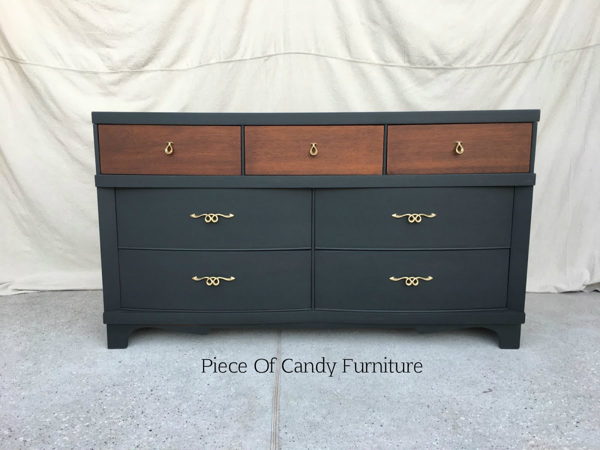 Piece Of Candy Furniture Graphite Mid Century Desk Updated