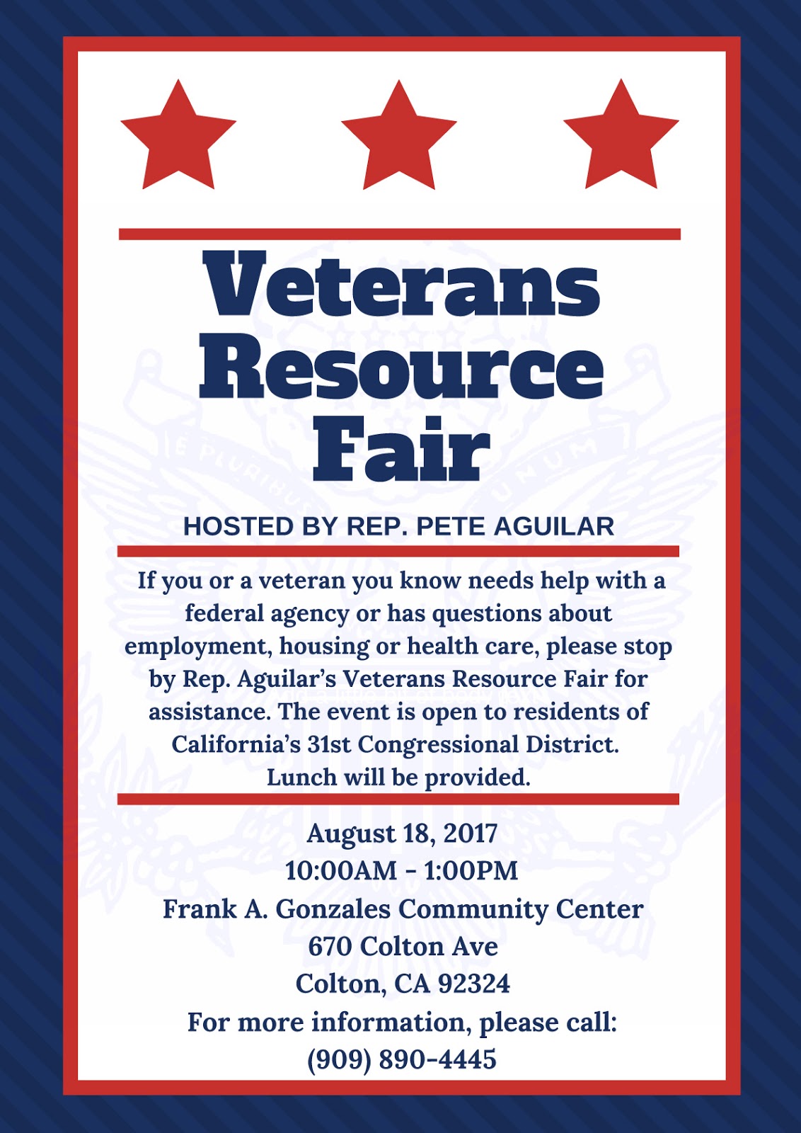 Veterans Resource Fair 2017