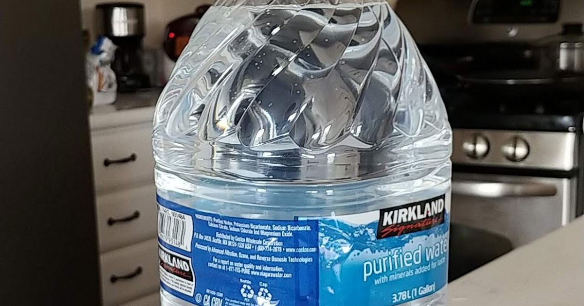 Costco의 Kirkland Purified Water 가격 비교