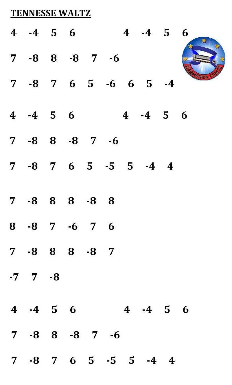 Harmonica Comté Tenesee Waltz