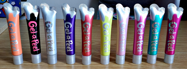 All the tubes of Gel-a-Peel