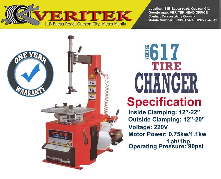 Tire Changer Veritek 617 Philippine Automotive