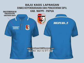 BAJU KAOS LAPANGAN DUKCAPIL KAB. MAPPI PAPUA