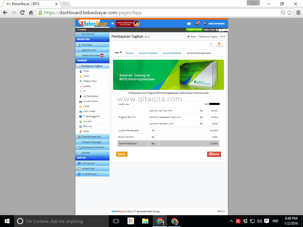 Cara daftar BPJS Ketenagakerjaan lengkap dengan gambar