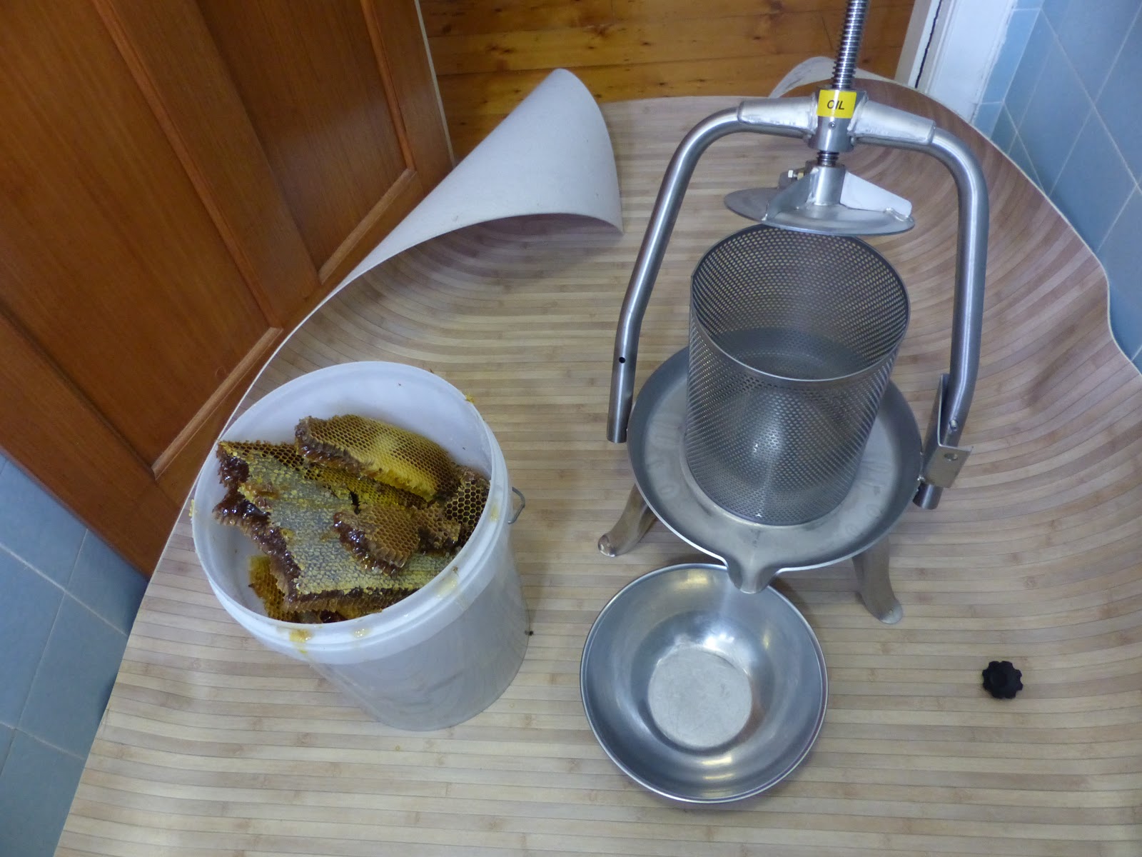 Pragmatic Sustainability Our new honey press